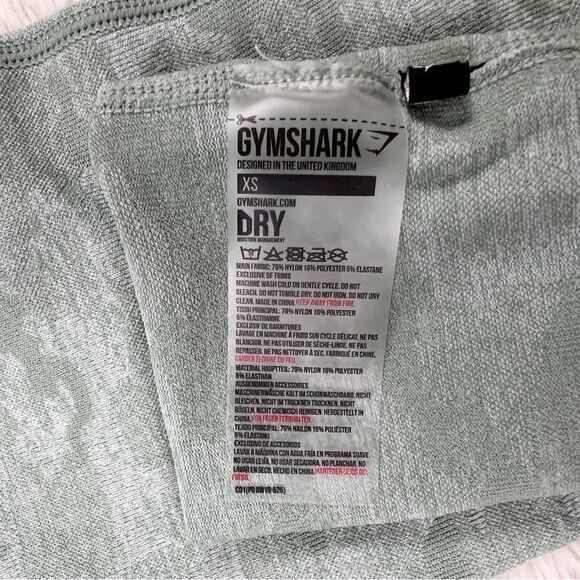 Gymshark Adapt Light Green Camo Seamless Leggings Size XS - Picture 6 of 6